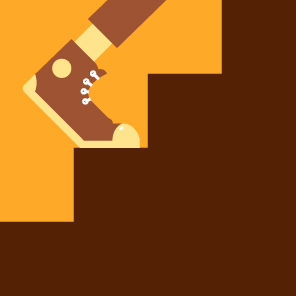 Healthy and Active for Life image element - Blue stairs